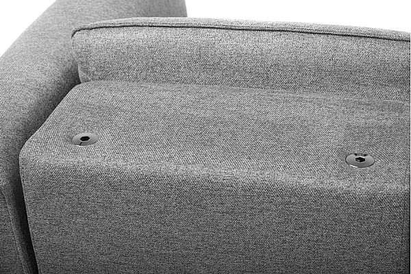 Крісло реклайнер Vetro Mebel Валентино Сірий-20