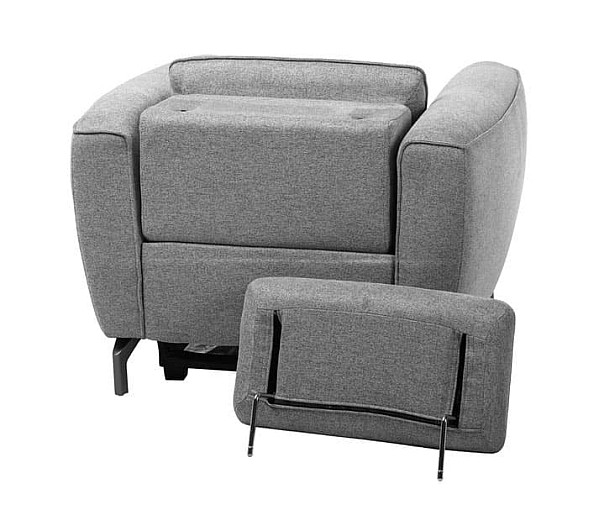 Крісло реклайнер Vetro Mebel Валентино Сірий-21