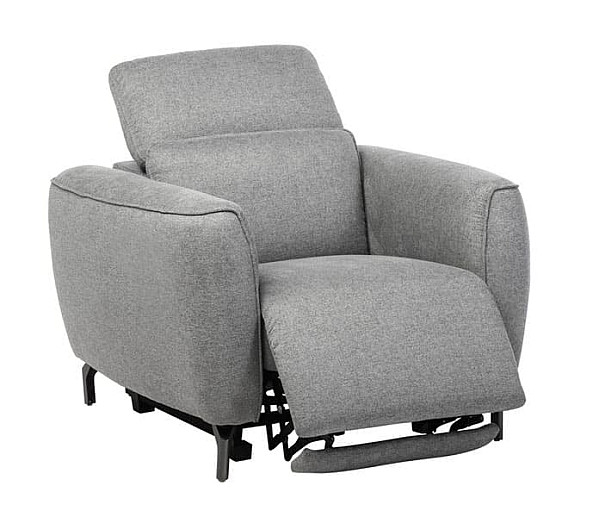 Крісло реклайнер Vetro Mebel Валентино Сірий-22