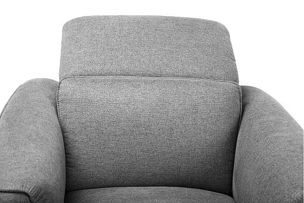 Крісло реклайнер Vetro Mebel Валентино Сірий-23