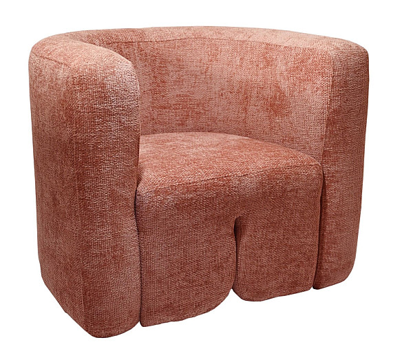 Кресло Vetro Mebel Фаусто Пудровый ткань-6