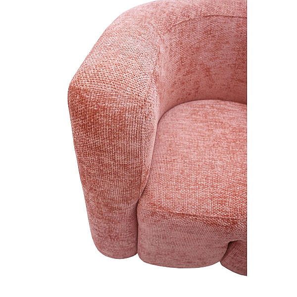 Кресло Vetro Mebel Фаусто Пудровый ткань-11