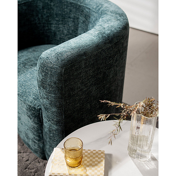 Кресло Vetro Mebel Фаусто Морская волна ткань-3