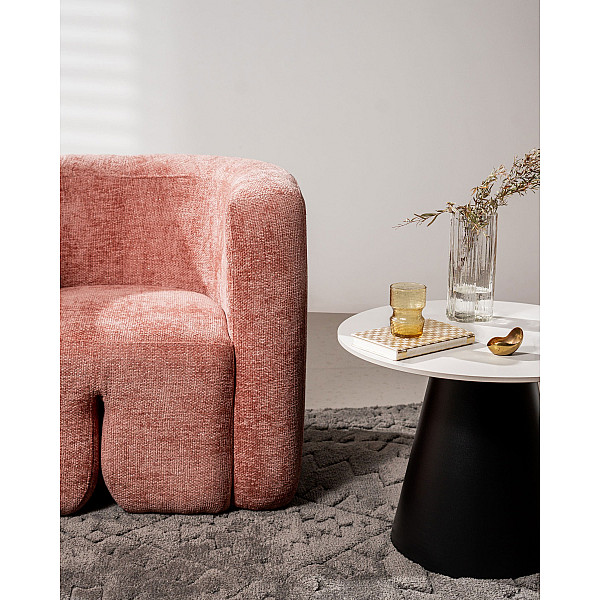 Кресло Vetro Mebel Фаусто Пудровый ткань-2