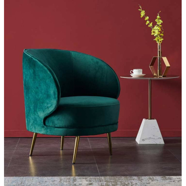 Крісло Vetro Mebel Сильвія Смарагд вельвет-0