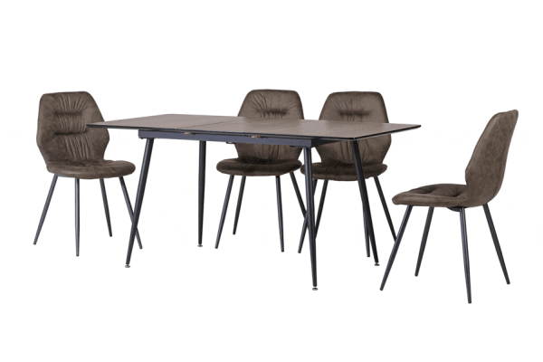 Розкладний обідній стіл Vetro Mebel TM-162 Палісандр-13