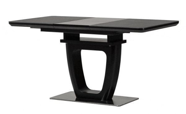 Раскладной обеденный cтол Vetro Mebel TML-860-1 Черный оникс-3