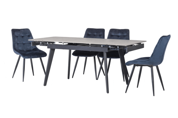 Керамический стол раскладной обеденный Vetro Mebel TM-86 Гриджио латте-10