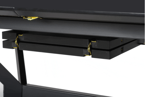 Раскладной обеденный cтол Vetro Mebel TM-95 Черный-5