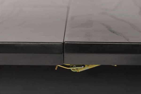 Раскладной обеденный cтол Vetro Mebel TM-95 Черный-8