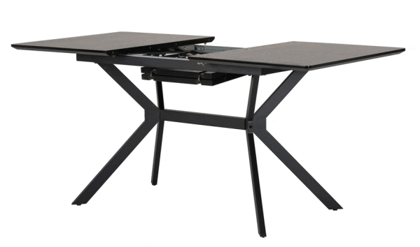 Раскладной обеденный cтол Vetro Mebel TM-95 Черный-1
