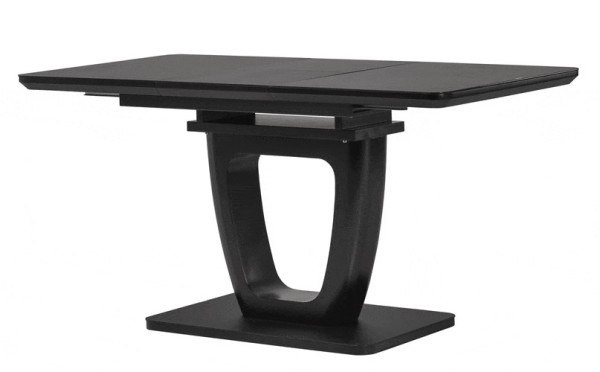 Розкладний обідній стіл Vetro Mebel TML-560-1 Чорний-2