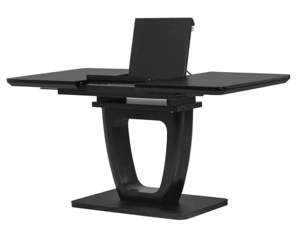 Розкладний обідній стіл Vetro Mebel TML-560-1 Чорний-1