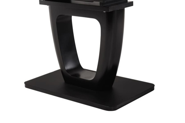 Розкладний обідній стіл Vetro Mebel TML-560-1 Чорний-9