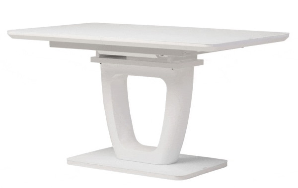Раскладной обеденный стол Vetro Mebel TML-561 Матовый белый-0
