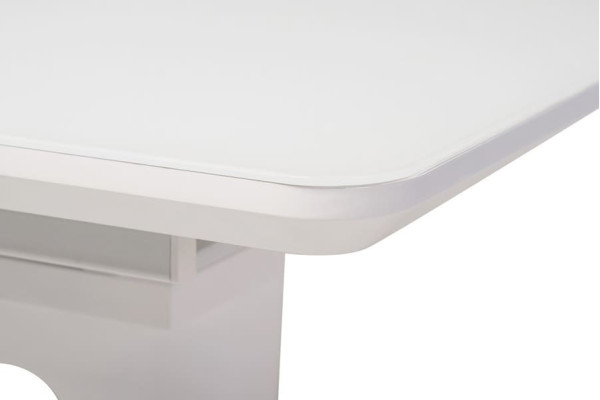 Раскладной обеденный стол Vetro Mebel TML-561 Матовый белый-7