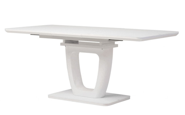 Раскладной обеденный стол Vetro Mebel TML-561 Матовый белый-2