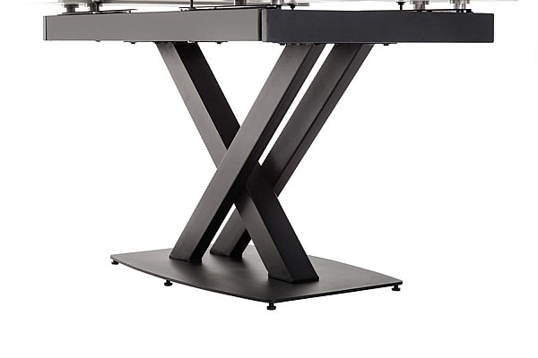 Керамічний стіл розкладний обідній Vetro Mebel TML-817-1 Білий мармур-16