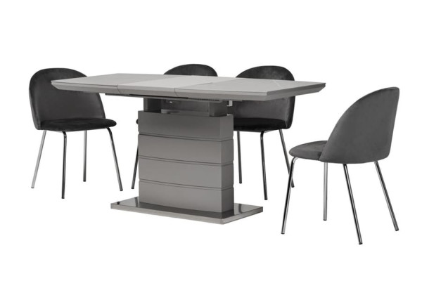 Розкладний обідній стіл Vetro Mebel TML-850 Айс грей-12