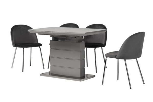 Розкладний обідній стіл Vetro Mebel TML-850 Айс грей-13