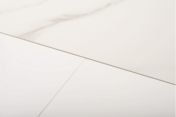 Розкладний обідній стіл Vetro Mebel TML-850 Білий мармур-5