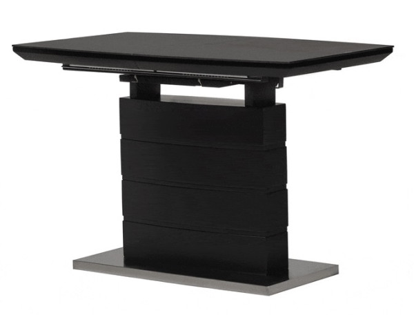 Раскладной обеденный cтол Vetro Mebel TML-850 Черный оникс-0