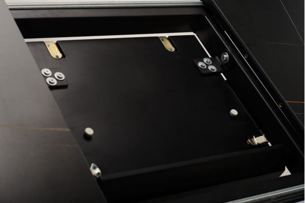 Раскладной обеденный cтол Vetro Mebel TML-850 Черный оникс-6