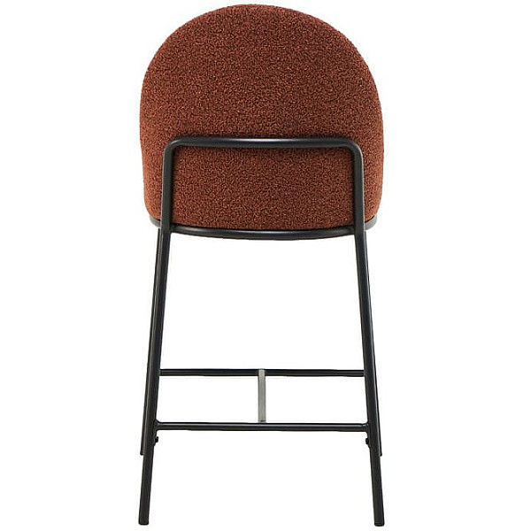 Полубарный стул Vetro Mebel B-150 Терракотовый ткань букле-4