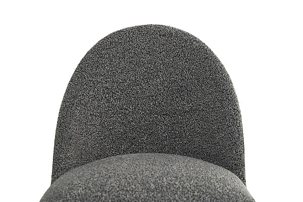 Полубарный стул Vetro Mebel B-150 Серый ткань букле-9