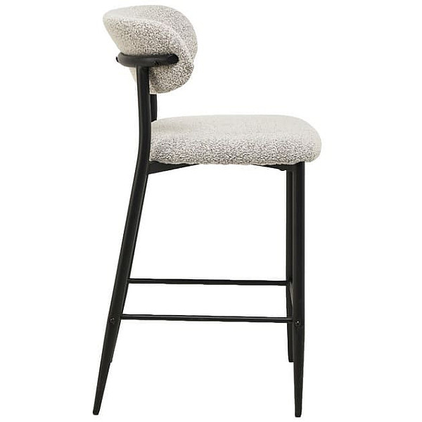 Полубарный стул Vetro Mebel B-160 Натуральный ткань букле-6