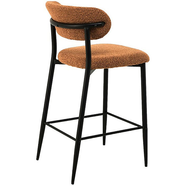 Полубарный стул Vetro Mebel B-160 Горчичный ткань букле-3