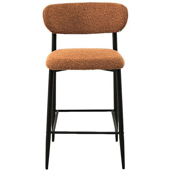 Полубарный стул Vetro Mebel B-160 Горчичный ткань букле-1