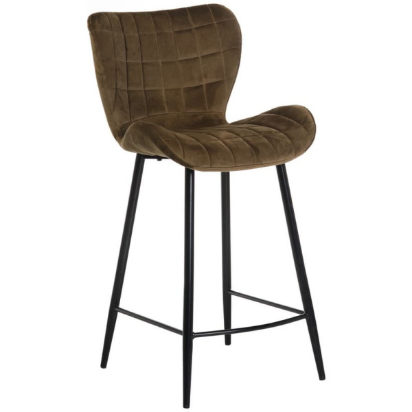 Барний стілець Vetro Mebel B-22 Капучіно велюр-0