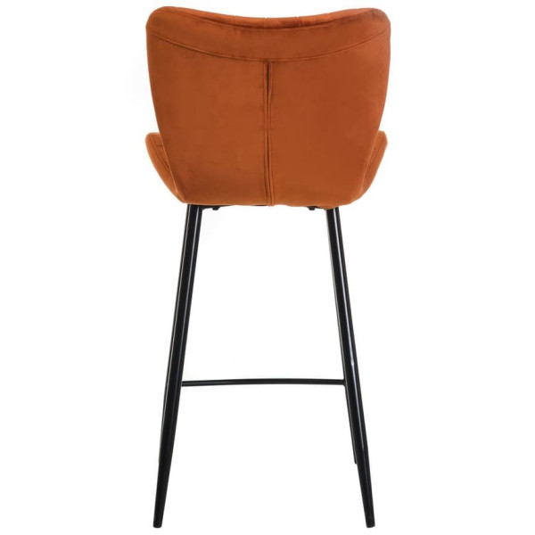 Барний стілець Vetro Mebel B-22 Мідний велюр-4