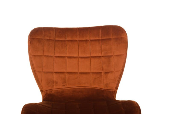 Барний стілець Vetro Mebel B-22 Мідний велюр-6