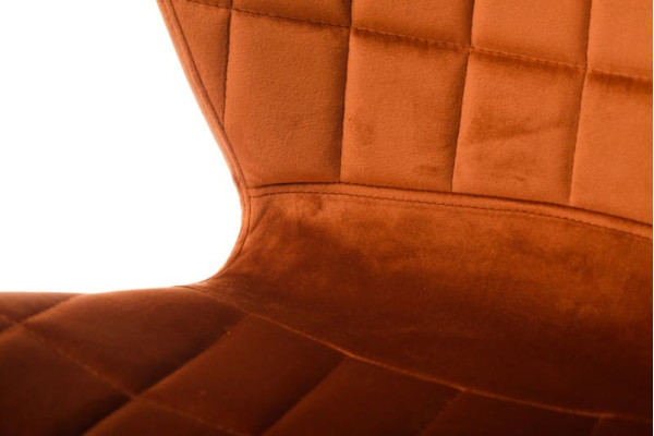 Барний стілець Vetro Mebel B-22 Мідний велюр-5