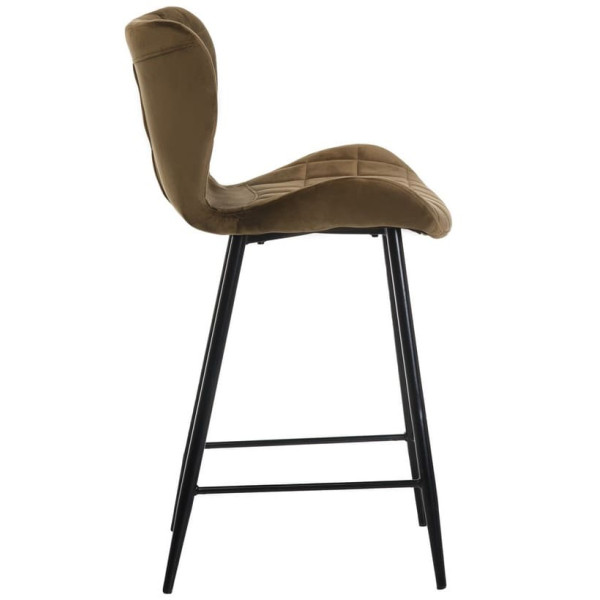 Барний стілець Vetro Mebel B-22 Капучіно велюр-1