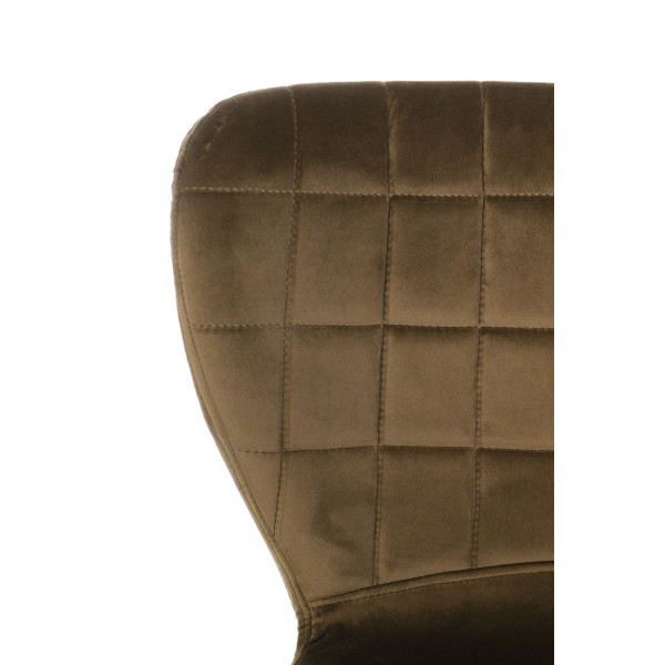 Барний стілець Vetro Mebel B-22 Капучіно велюр-4