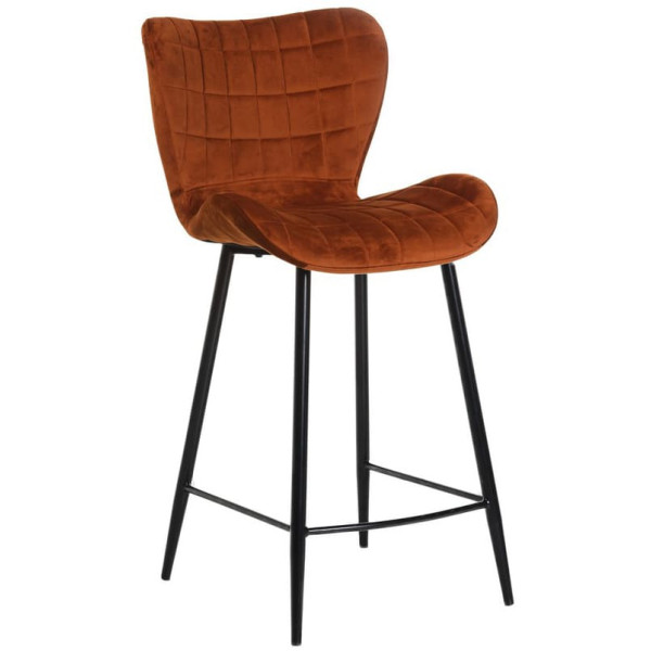 Барний стілець Vetro Mebel B-22 Мідний велюр-0