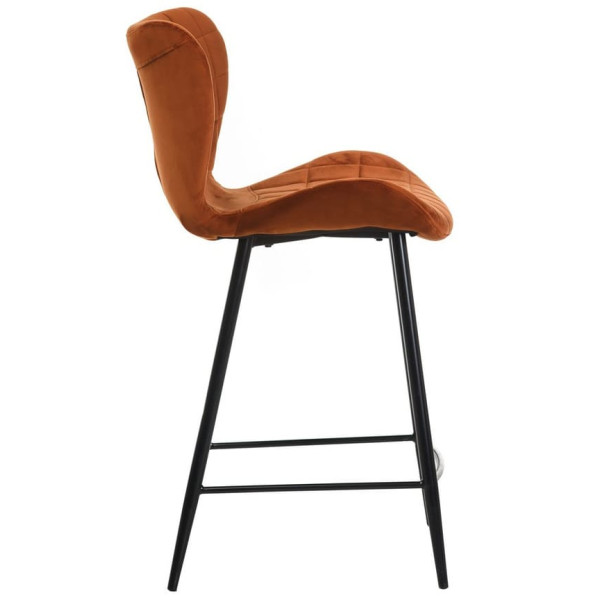 Барний стілець Vetro Mebel B-22 Мідний велюр-2