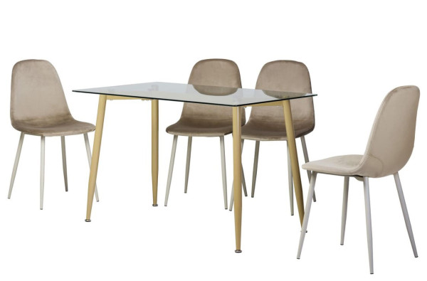 Стілець Vetro Mebel M-10 Капучіно Велюр-3