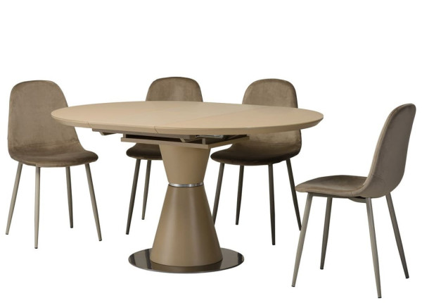 Стілець Vetro Mebel M-10 Капучіно Велюр-2