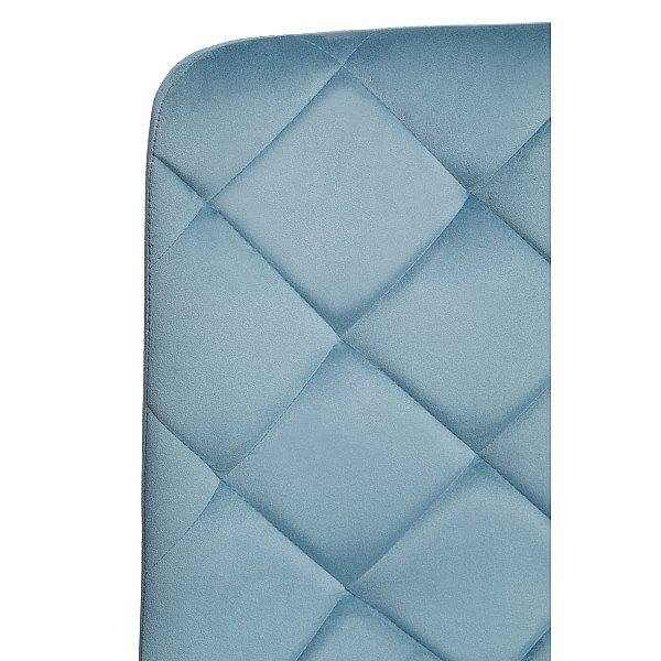 Стул Vetro Mebel M-45 Голубой топаз-белый-9