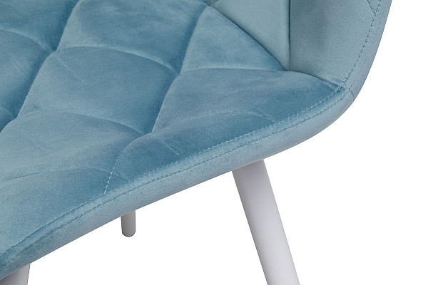 Стул Vetro Mebel M-45 Голубой топаз-белый-11