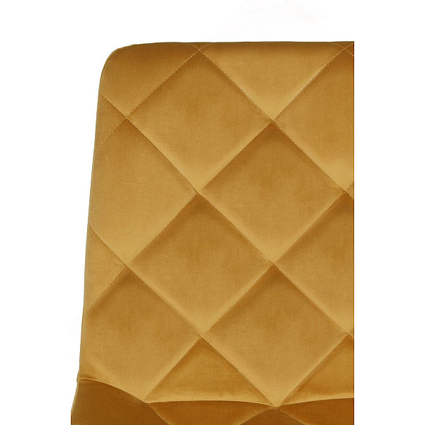 Стул Vetro Mebel M-45 Горчичный-черный-10