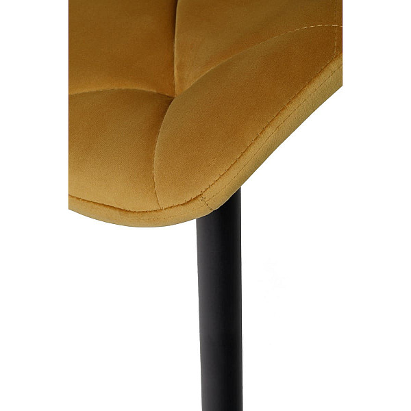 Стул Vetro Mebel M-45 Горчичный-черный-12