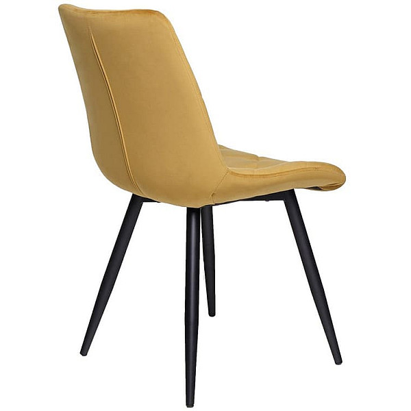 Стул Vetro Mebel M-45 Горчичный-черный-8