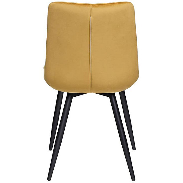 Стул Vetro Mebel M-45 Горчичный-черный-9