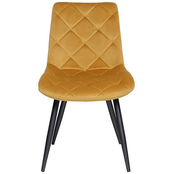 Стул Vetro Mebel M-45 Горчичный-черный-6
