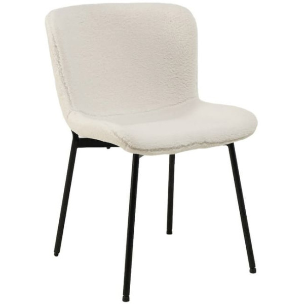 Стул Vetro Mebel M-49 Айвори-черный Ткань-0